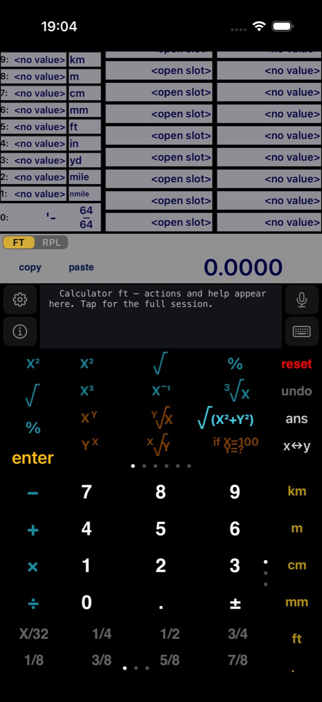 Calculadora en cero