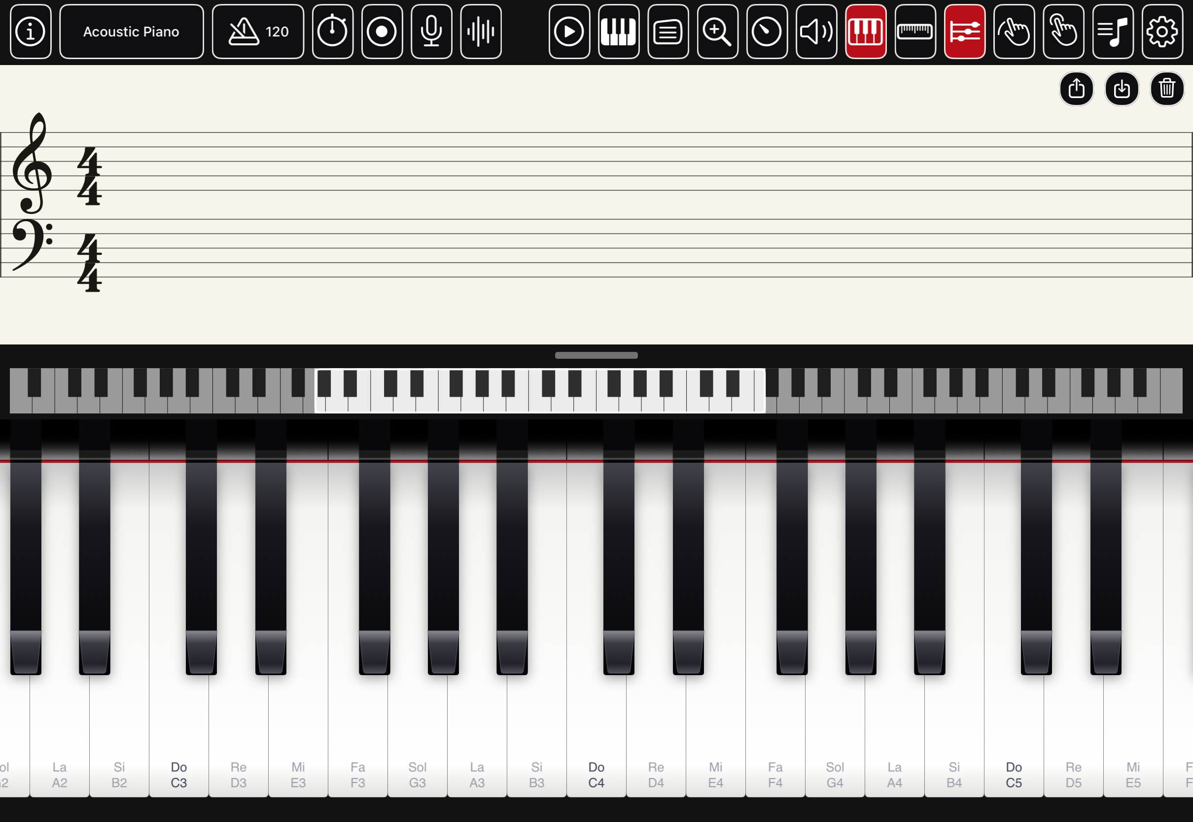 The keybed